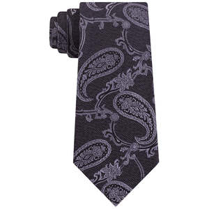 Cravatta Classica Paisley da Uomo Michael Kors in Nero, Taglia Regolare - Product Image 1