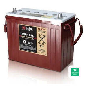 แบตเตอรี่เจลแบบปิดผนึก Trojan 12V 100AH สำหรับอินเวอร์เตอร์พลังงานแสงอาทิตย์และรถกอล์ฟ - Product Image 3