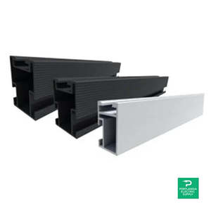 รางยึดแผงโซลาร์เซลล์แบบติดตั้งเร็ว Quick Mount PV 168 Mill Standard Rail ขนาด 14 ฟุต ทำจากอะลูมิเนียมชุบอโนไดซ์ สำหรับติดตั้งบนหลังคาและหลังคาโรงรถ - Product Image 3