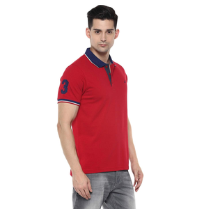 Camiseta Elegante de Corte Ajustado con Cuello Redondo y Manga Corta para Hombre, Informal, de Punto Sólido, Spandex/Algodón BD, Transpirable, Talla Grande - Product Image 2