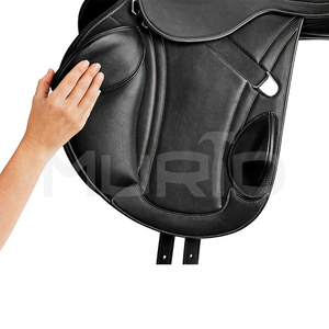 Meilleurs produits en cuir de haute qualité pour l'équitation Caractéristique Selle de cavalier brillante Produits de course de chevaux anglais de l'Inde - Product Image 3