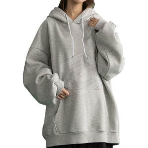 Sudaderas con Capucha Extra Grandes de Punto para Mujer, Informales, de Invierno, 100% Algodón, Ecológicas, para Uso en Exteriores, Diseño Moderno, Múltiples Diseños - Product Image 1
