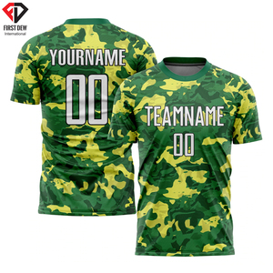 Camiseta de fútbol de secado rápido para hombre, camiseta transpirable con estampado de nombre y número de equipo personalizado, color blanco y rosa, barata, venta al por mayor - Product Image 6