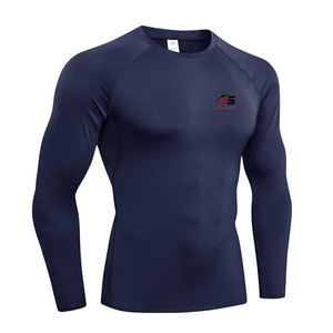 เสื้อคอมเพรสชั่นผู้ชายสีพื้น แฟชั่นฤดูร้อน ผลิตในปากีสถาน - Product Image 1