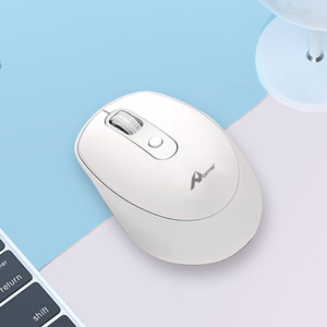 Souris de jeu RGB sans fil blanc MS-037 2.4GHz Interface USB Suivi optique avec rétro-éclairage LED Compatible avec PC et ordinateurs portables - Product Image 2
