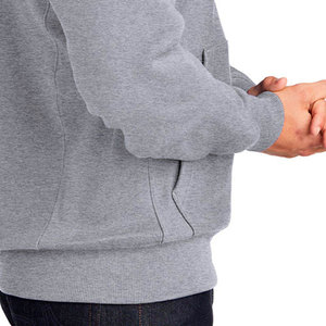 Sudadera con capucha y cremallera para hombre, cárdigans con estampado de abullonado y logotipo personalizado con cremallera de gran tamaño, sudaderas con capucha de lana unisex - Product Image 6