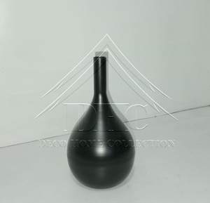 Jarrón de Metal Negro Mate Moderno, Florero Nórdico de Lujo, Centro de Mesa Esférico de Hierro para Decoración del Hogar, Bodas y Hoteles - Product Image 4