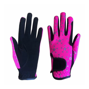 Vente en gros de gants d'équitation légers hommes femmes gants équestres personnalisables paume renforcée dragonne réglable - Product Image 1