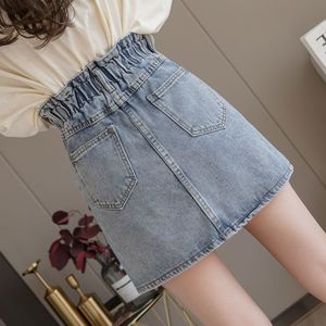 Offre Spéciale Design personnalisé femmes bouton up jupes longues été lavé 100% coton tissu Denim jupe - Product Image 2