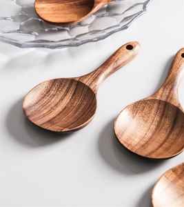 Cuillères et fourchettes de service à salade en bois faites à la main ensemble ustensiles de cuisine 110mm cadeau parfait cuillère fourchette - Product Image 1