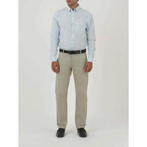 Pantalones Chinos Formales para Hombre, MOQ Bajo, Antiarrugas, Corte Recto Informal, con Cinturón y Cremallera, 100% Algodón, Talla XL, Logotipo Personalizable - Product Image 2