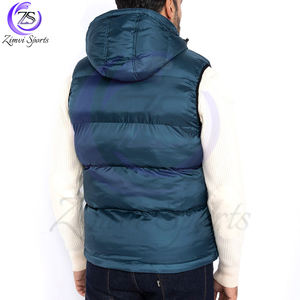 Recién llegado, chaleco acolchado impermeable para hombres, acolchado para exteriores, Impresión de logotipo personalizado, servicio OEM al mejor precio, chaleco de hombre de Color sólido - Product Image 3