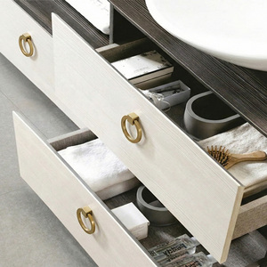 Poignée de tiroir en alliage de zinc minimaliste contemporain pour tiroirs, armoires, cuisines, salles de bain - Durable et écologique - Product Image 5