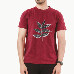 T-shirt sérigraphie personnalisé avec le logo de votre marque pour hommes Service OEM Fabriqué en usine T-shirts sérigraphie respirants pour hommes - Product Image 1