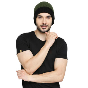 High Quality Windproof Quick Dry Beanie <b>Caps</b> For Adult Two Color Casual Wear Outdoor <b>Plain</b> Classic Warm Winter Hats - Product Image 2
