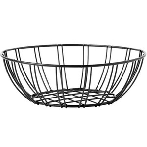 Best Iron Wire <b>Basket</b> Handles Ironic Metal Daily Use Mesh Design for Kitchen Table <b>Storage</b> Fruits <b>Vegetables</b> Multiple Items - Product Image 2