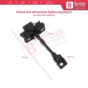 BDP1347 Limiteur de porte arrière avec frein de rappel pour UP! Citigo Mii 2011-2024 5 portes, hayon, 1S4839249A - Product Image 5