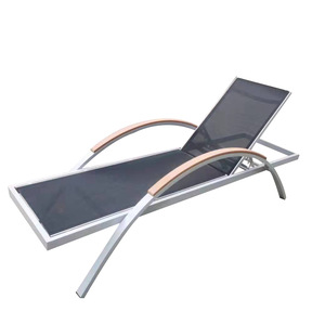 Chaise longue de luxe en rotin PE pour l'extérieur, pliable, résistante aux intempéries, imperméable, pour piscine, mobilier de plage et de resort - Product Image 5