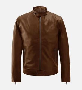 Veste en cuir de vachette de qualité supérieure pour hommes, veste en cuir PU conçue à la mode, vêtements pour hommes de haute qualité, nouvelle collection - Product Image 1