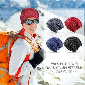 Modern Wholesale Distressed Style Men Women Fashion Long <b>Slouchy</b> <b>Beanie</b> Hats Oversized Baggy <b>Beanies</b> Caps - Product Image 2