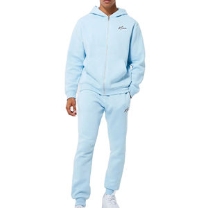 ชุดวอร์มแขนยาวผู้ชายทรงปกติ ผ้าฝ้าย 100% เอวยางยืด สไตล์สตรีทแวร์สำหรับฤดูหนาว คุณภาพสูง ทนทาน - Product Image 1