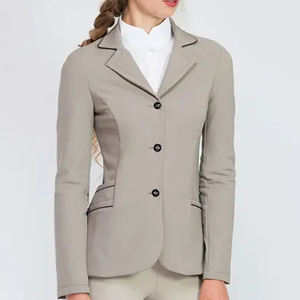 Chaqueta de Equitación Personalizable para Mujer, Chaqueta de Salto Ecuestre a la Moda, Abrigos de Equitación de Nailon Cómodos - Product Image 1