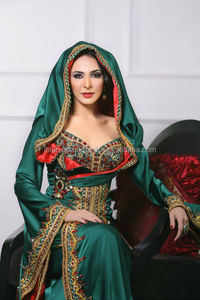 Middle East Wedding Wear Women <b>Kaftan</b> With Best Silk Fabric, Embroidery and Beads Work - Product Image 2