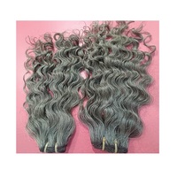 Vente en gros de mèches de cheveux brésiliens naturels noirs ondulés de qualité 10A, 100g, tissage double trame, cheveux vierges indiens Remy