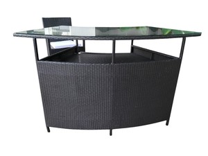 Juego de barra de ratán polivinílico de diseño moderno para el hogar, hotel o muebles de salón para mejora interior - Product Image 5