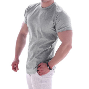 OEM diseño personalizado superventas de alta calidad de los hombres de verano slim fit 100% algodón impreso camisetas de punto camisetas al por mayor - Product Image 4