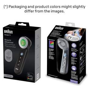 Thermomètre Braun sans contact et à contact avec technologie Age Precision (PositionCheck, double technologie, hygiénique, rapide) - Product Image 2