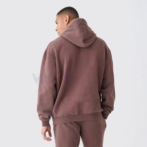 Survêtement imprimé lourd à la mode pour hommes Nouveau style Survêtement en coton avec fermeture à cordon Coupe-vent Respirant pour - Product Image 4
