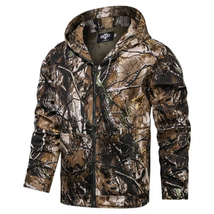Nouvelle veste de chasse d'hiver à capuche Blizzard Aerolite de haute qualité personnalisée Toile imperméable coupe-vent écologique Chasse en plein air - Product Image 6