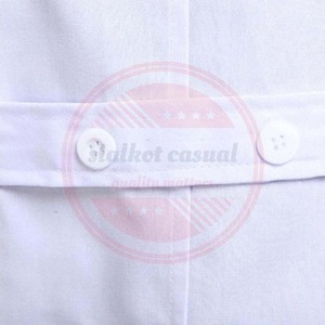 Uniforme d'hôpital de manteaux de laboratoire professionnel d'infirmières médicales à manches longues \ manteaux de laboratoire en coton avec poches - Product Image 6