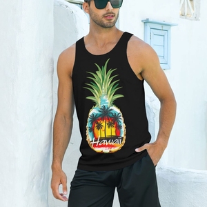 OEM Suplyer High Quality Custom Sports Wear Tennis Tanktop Quick Dry Wholesale Tanktop Custom Breathable Tank Tops for <b>Men</b> - Product Image 4