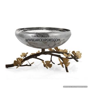 Nouveau bol décoratif élégant bol en métal de qualité supérieure avec accent doré bol décoratif pour la maison organisateur de cuisine à vendre - Product Image 2
