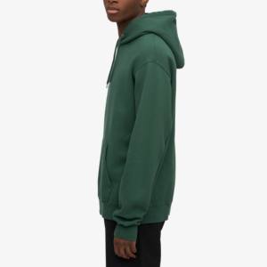 Venta al por mayor de ropa de calle de alta calidad personalizado propio logotipo de color sólido cálido polar interior cómodo invierno hombres algodón sudaderas con capucha para hombres - Product Image 4