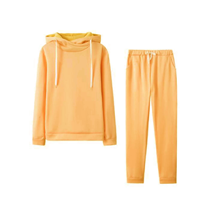 Vêtements de sport pour femmes 2 pièces ensemble sweat à capuche et pantalons de survêtement décontractés pour Yoga Jogging & Fitness course hauts de sport pantalons - Product Image 2