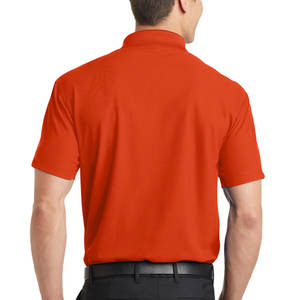 Polo de manga corta que absorbe la humedad de la zona seca para hombre de poliéster 100% - Product Image 5