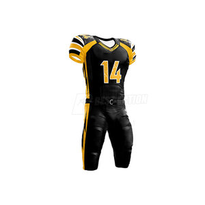 Uniformes de fútbol americano juvenil de nuevo diseño de alta calidad, ropa deportiva de tamaño XL personalizada para niños, barata con MOQ bajo - Product Image 2