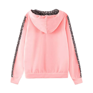 2025 algodón de alta calidad para mujer logotipo personalizado Jogging Suit último diseño mujer Sudadera con capucha chándal conjunto cremallera completa transpirable - Product Image 3