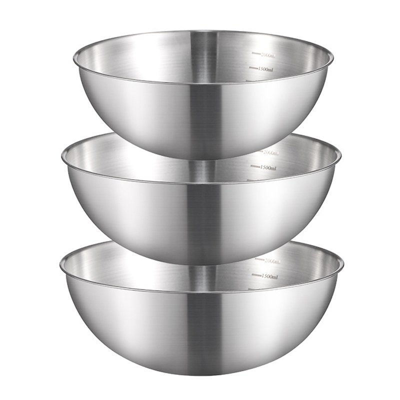 Custom Color Stainless Steel Mixing Bowls