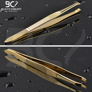 Pince à sourcils en acier inoxydable meilleurs outils de maquillage de qualité, épilation de mise en forme des sourcils de haute précision - Product Image 5