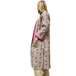 Chaqueta de invierno Unisex con estampado personalizado, doble cara, longitud hasta la rodilla, moda Bohemia - Product Image 1