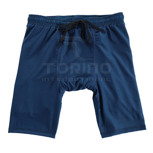 Pantalones cortos de gimnasio para hombre más vendidos, estilo de calle alta con patrón de pantalones cortos de tablero sólido, Color personalizado, cintura media, secado rápido, MOQ bajo - Product Image 4