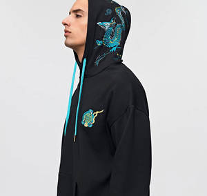 Sudadera con Capucha Bordada para Hombre, Nueva Llegada, Superventas, Ropa de Invierno Cálida, 100% Algodón, Diseño Sólido, Capucha con Cordón, Personalizable, Transpirable - Product Image 2