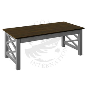 Table basse en bois de chêne au design moderne de haute qualité Table basse en bois massif pour le salon - Product Image 5