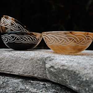 Bol en corne de conception animale sculpté à la main Artisanat naturel pour Noël - Product Image 3