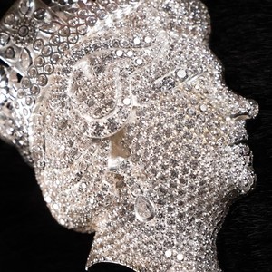 Colgante de Moissanita Personalizado para Hombre, Estilo Hiphop, Plata 925, Doble Cara 3D, Chapado en Rodio, con Incrustaciones de Moissanita - Product Image 4