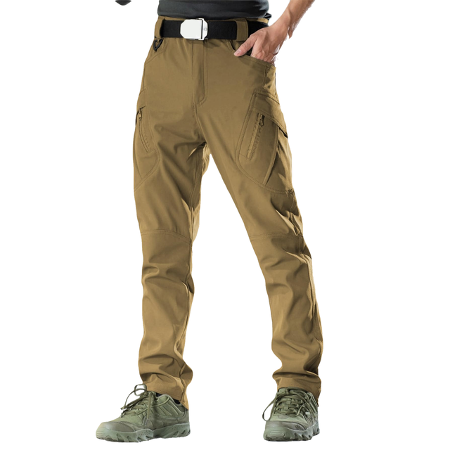 Cargo Hiking Pants for Men Outdoor Trouser Lightweight Ripstop Fabric for Rapid Adjustment Rock Climbing and Movement Activities